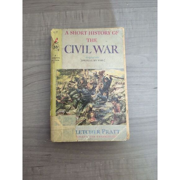A Short History Of The Civil War Vintage Paperback 1962 by Fletcher Pratt - Picture 1 of 7